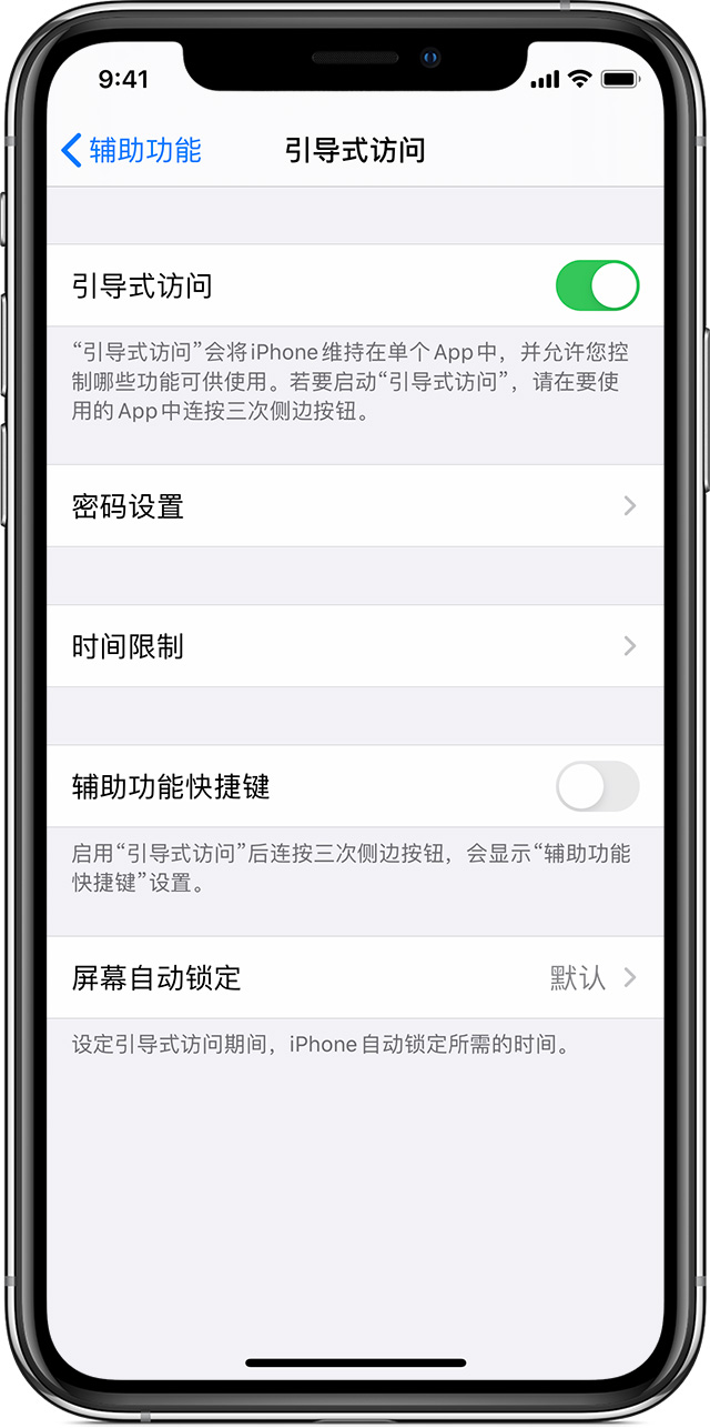 晋州苹果手机维修分享如何在 iPhone 上退出引导式访问 